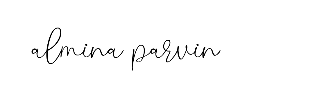 Signature of almina-parvin