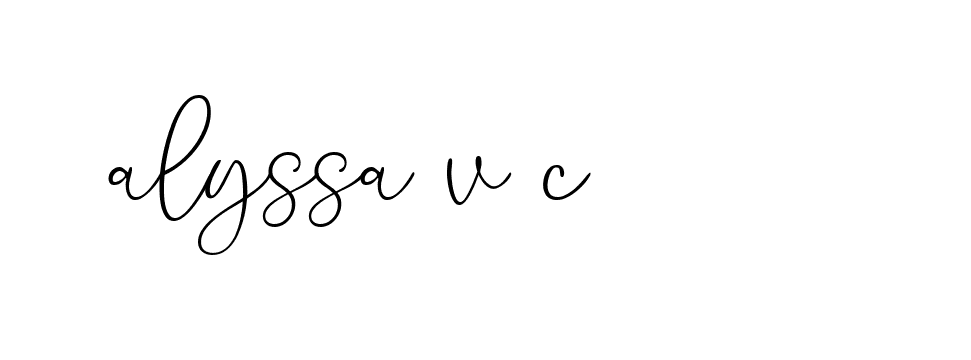 Signature of alyssa-v-c