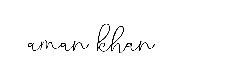 Signature of aman-khan