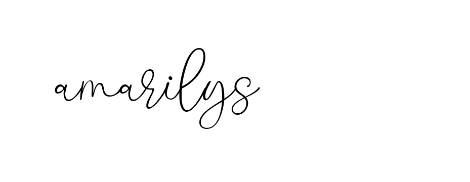 Signature of amarilys-