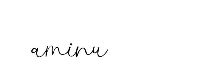 Signature of aminu