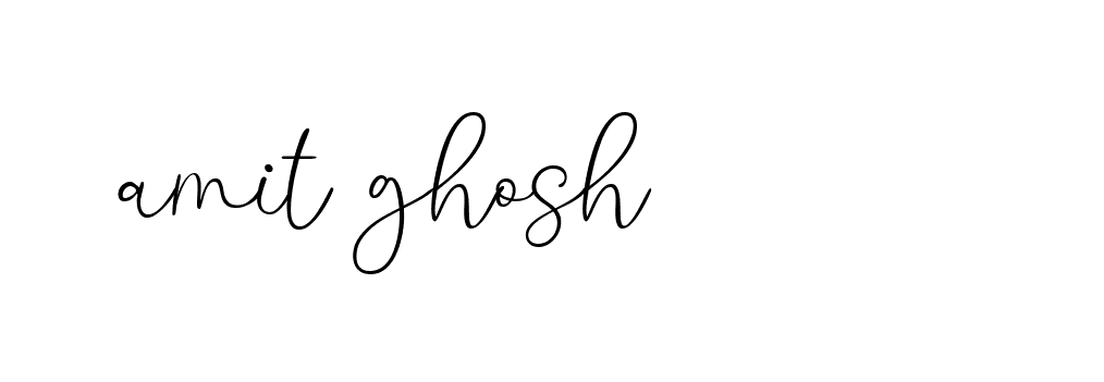 Signature of amit-ghosh-