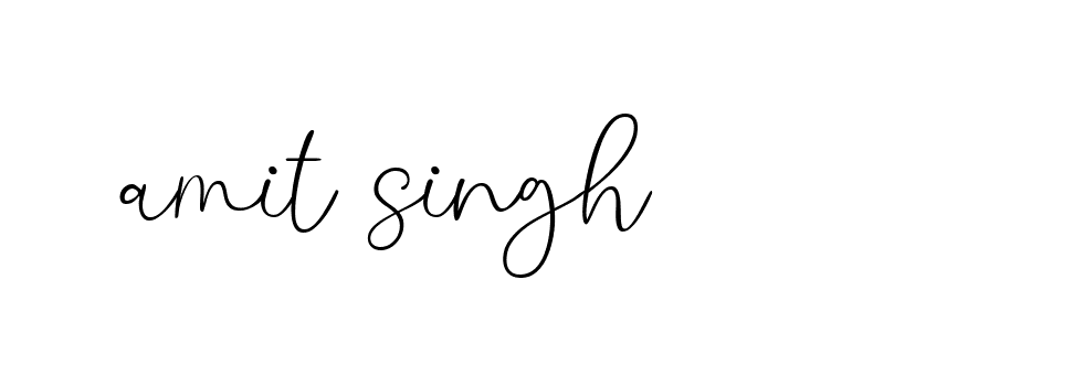 Signature of amit-singh