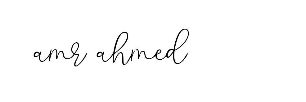 Signature of amr-ahmed