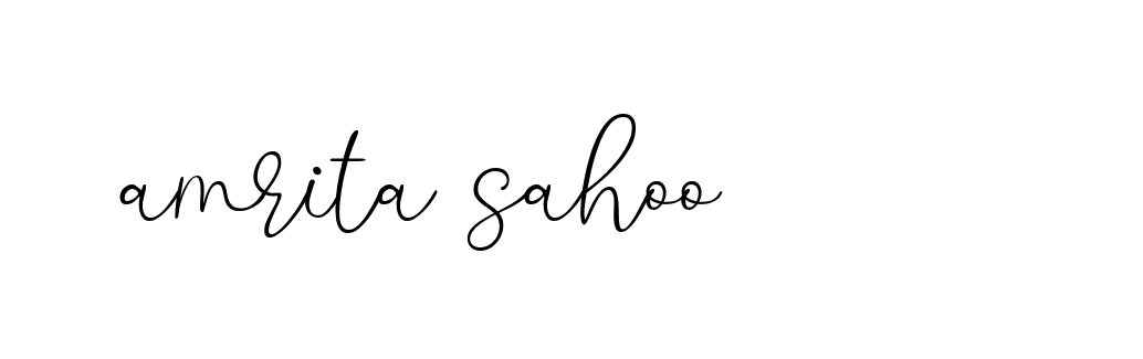 Signature of amrita-sahoo