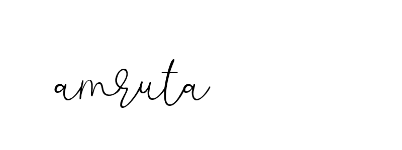 Signature of amruta