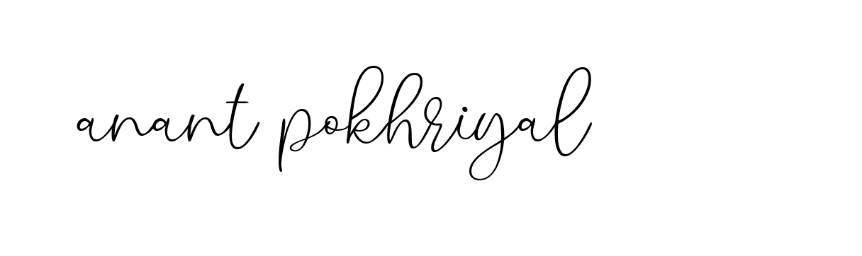 Signature of anant-pokhriyal