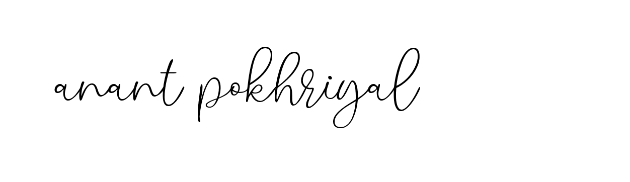 Signature of anant-pokhriyal-