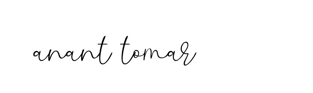 Signature of anant-tomar