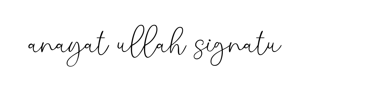 Signature of anayat-ullah-signatu