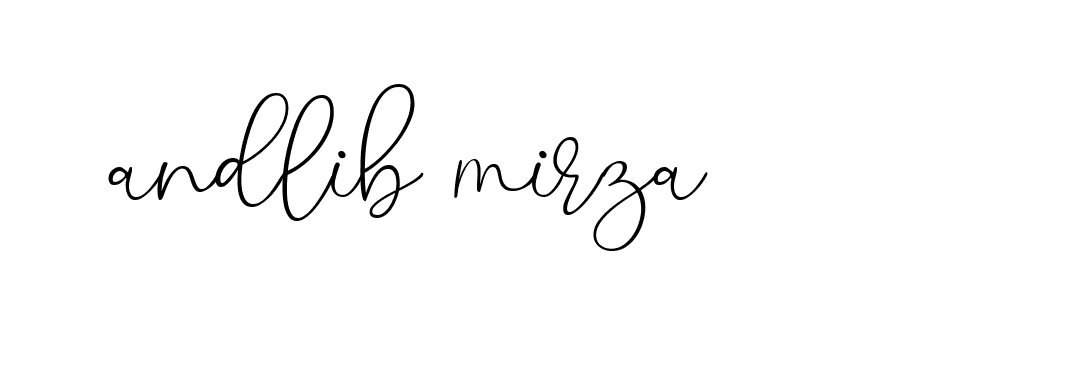 Signature of andlib-mirza