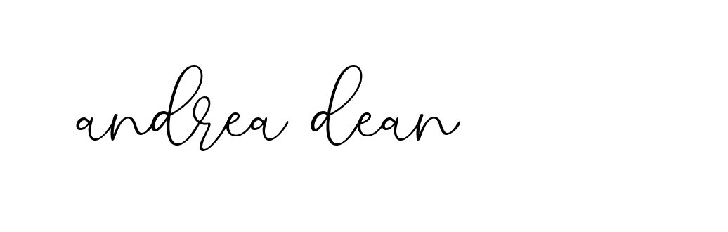 Signature of andrea-dean