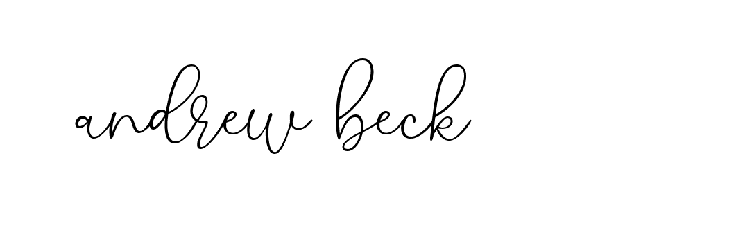 Signature of andrew-beck