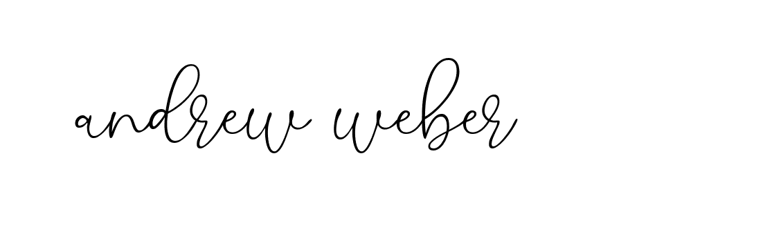 Signature of andrew-weber