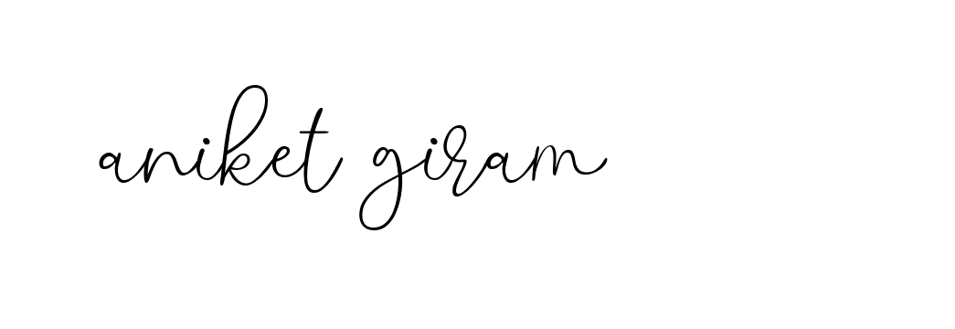 Signature of aniket-giram