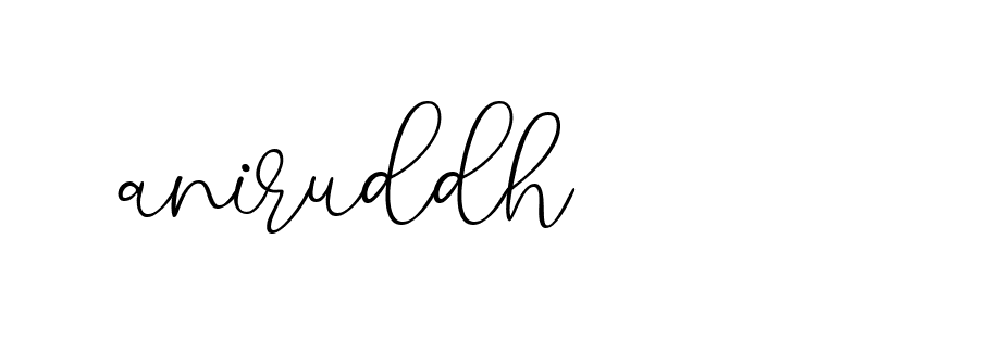 Signature of aniruddh