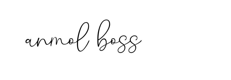 Signature of anmol-boss