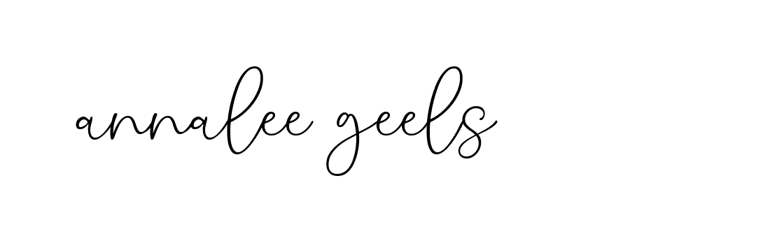 Signature of annalee-geels