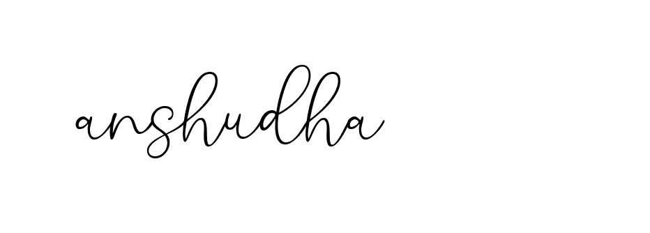 Signature of anshudha