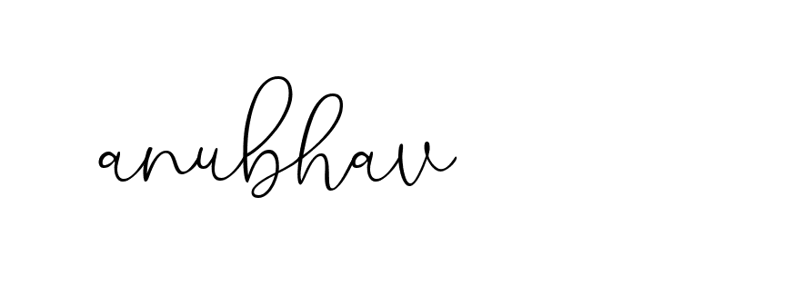 Signature of anubhav