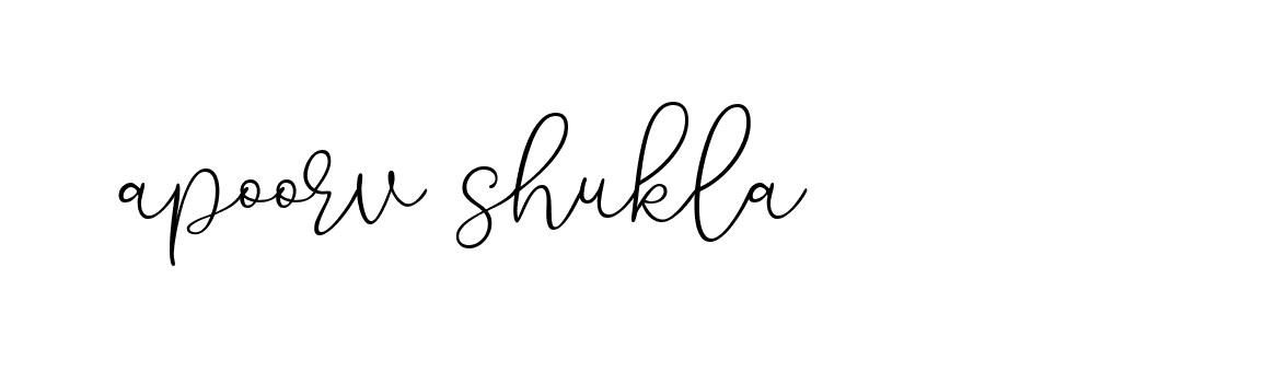 Signature of apoorv-shukla-