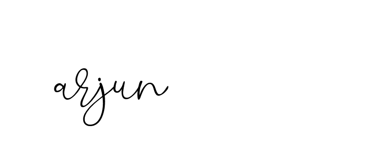 Signature of arjun-