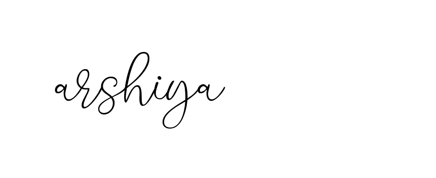 Signature of arshiya-