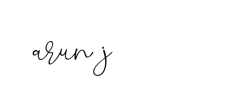 Signature of arun-j