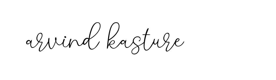 Signature of arvind-kasture