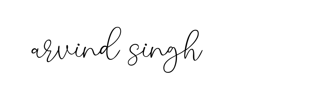 Signature of arvind-singh