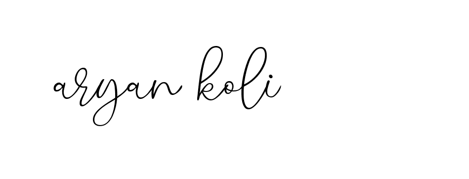 Signature of aryan-koli