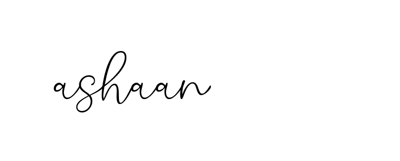 Signature of ashaan