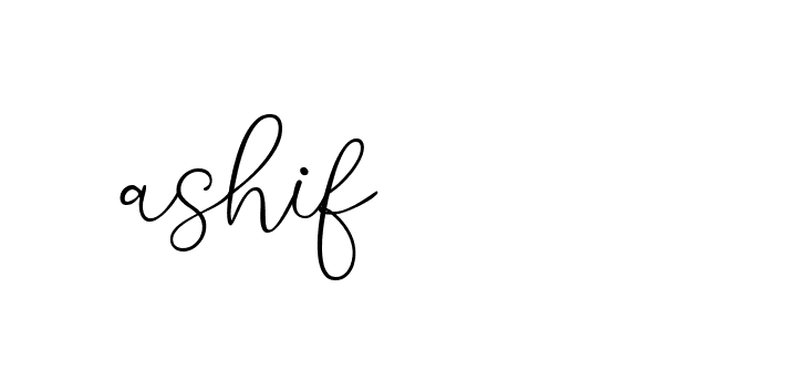 Signature of ashif