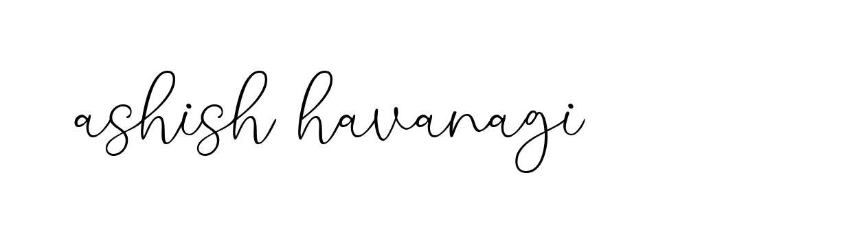 Signature of ashish-havanagi