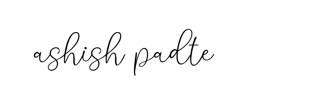 Signature of ashish-padte