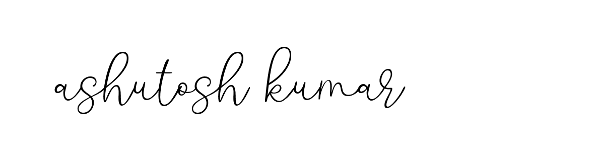 Signature of ashutosh-kumar