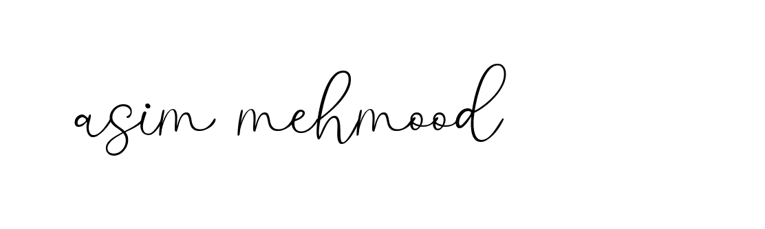 Signature of asim-mehmood