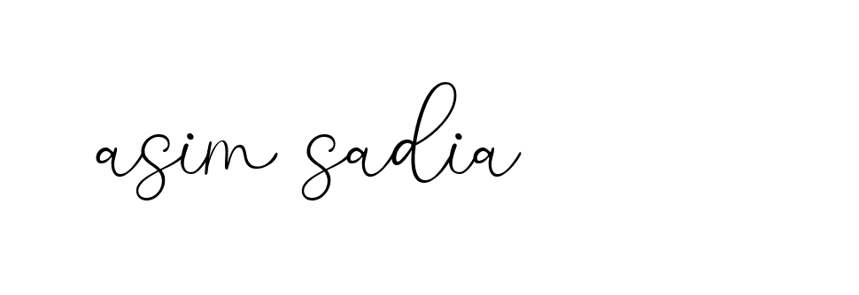 Signature of asim-sadia