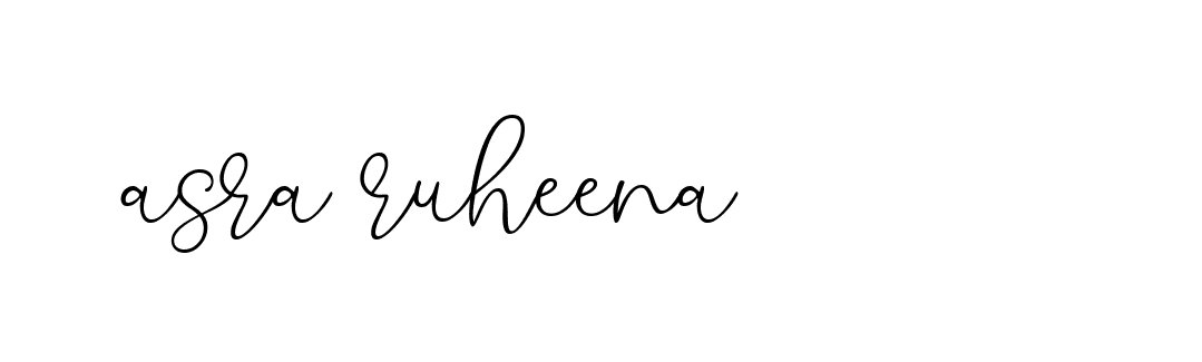 Signature of asra-ruheena-