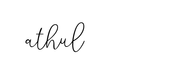 Signature of athul