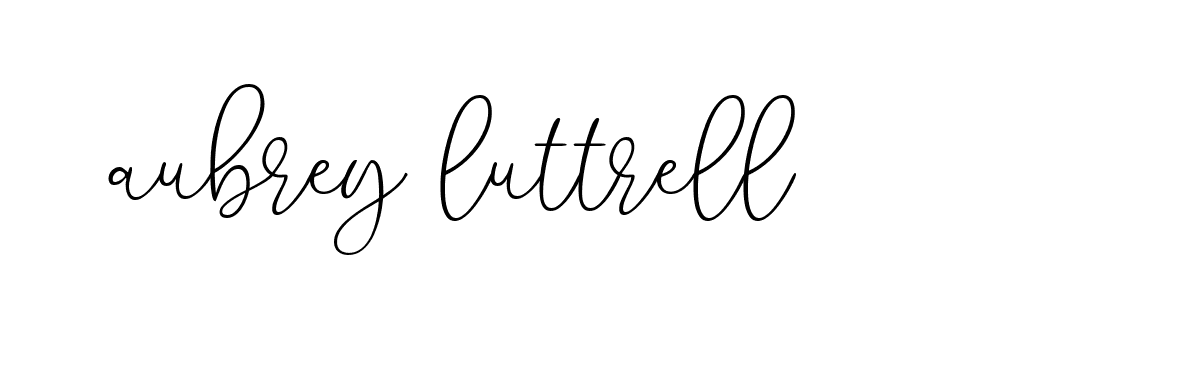 Signature of aubrey-luttrell