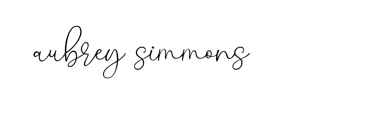 Signature of aubrey-simmons