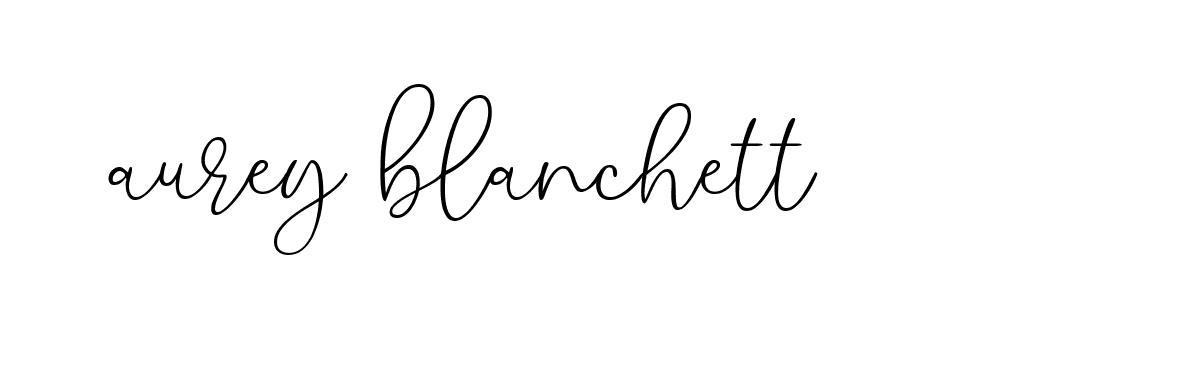 Signature of aurey-blanchett