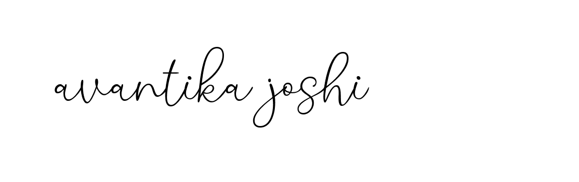 Signature of avantika-joshi-