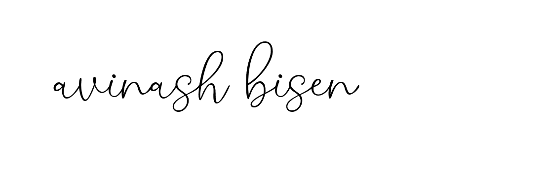 Signature of avinash-bisen