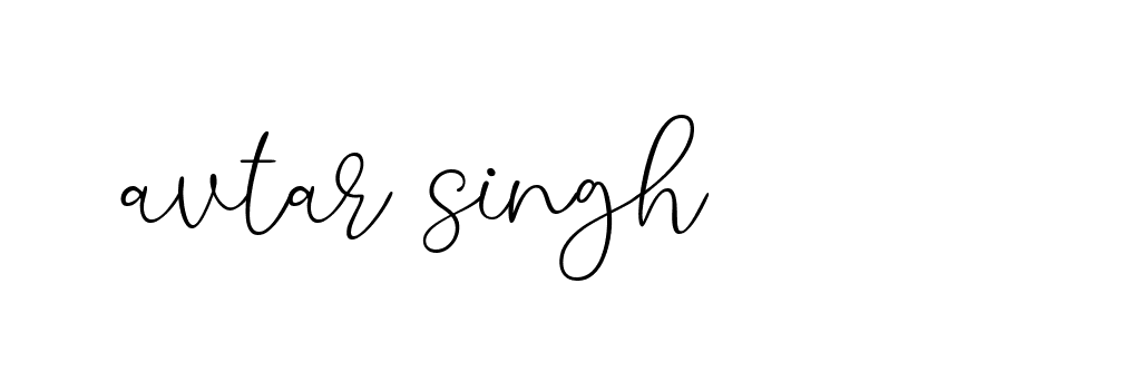 Signature of avtar-singh