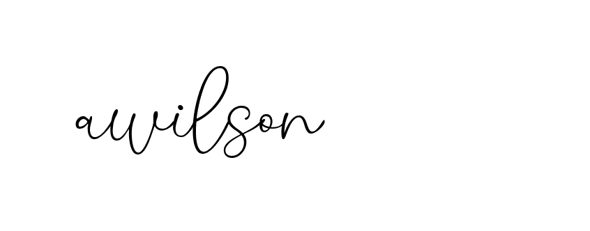 Signature of awilson