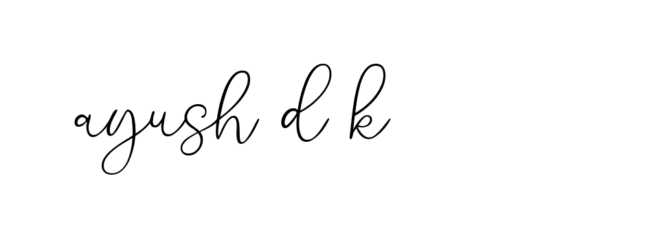 Signature of ayush-d-k