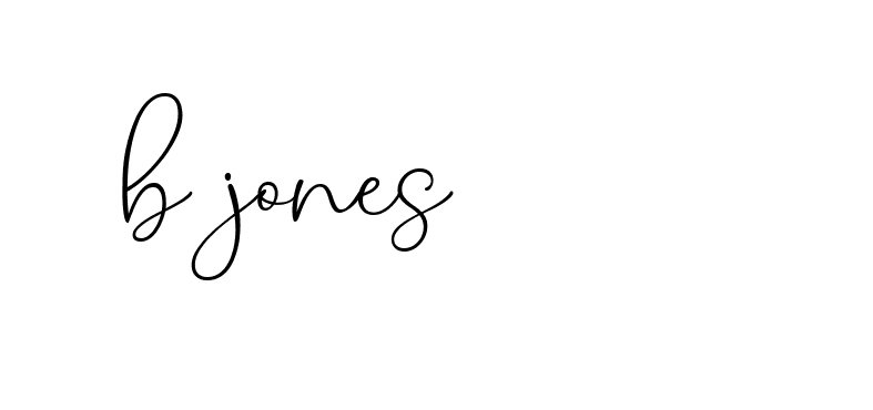 Signature of b-jones