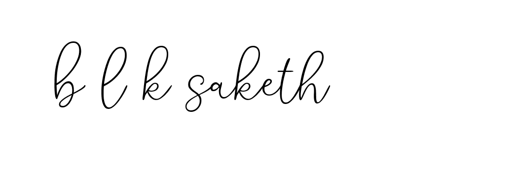 Signature of b-l-k-saketh